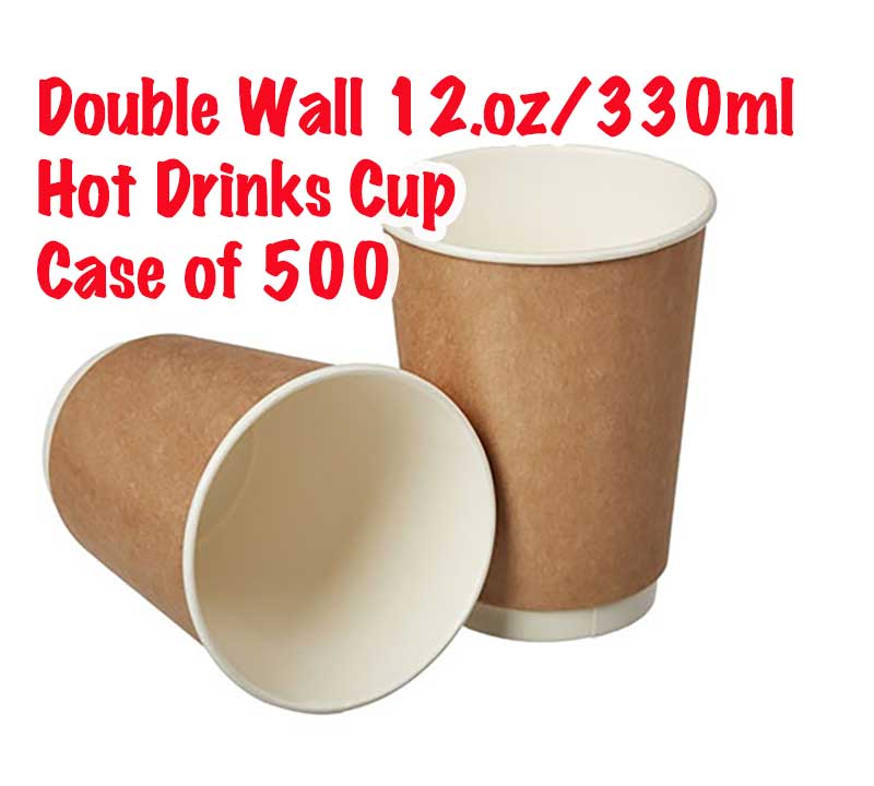 Coffee Cup - Double Wall 12.oz - Box of 500