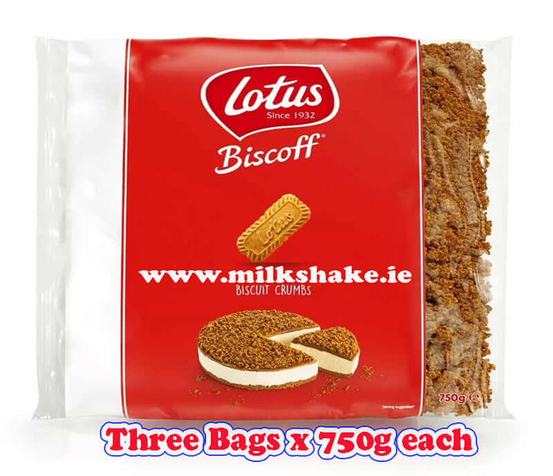Lotus Biscoff Crumbs x3 Bags