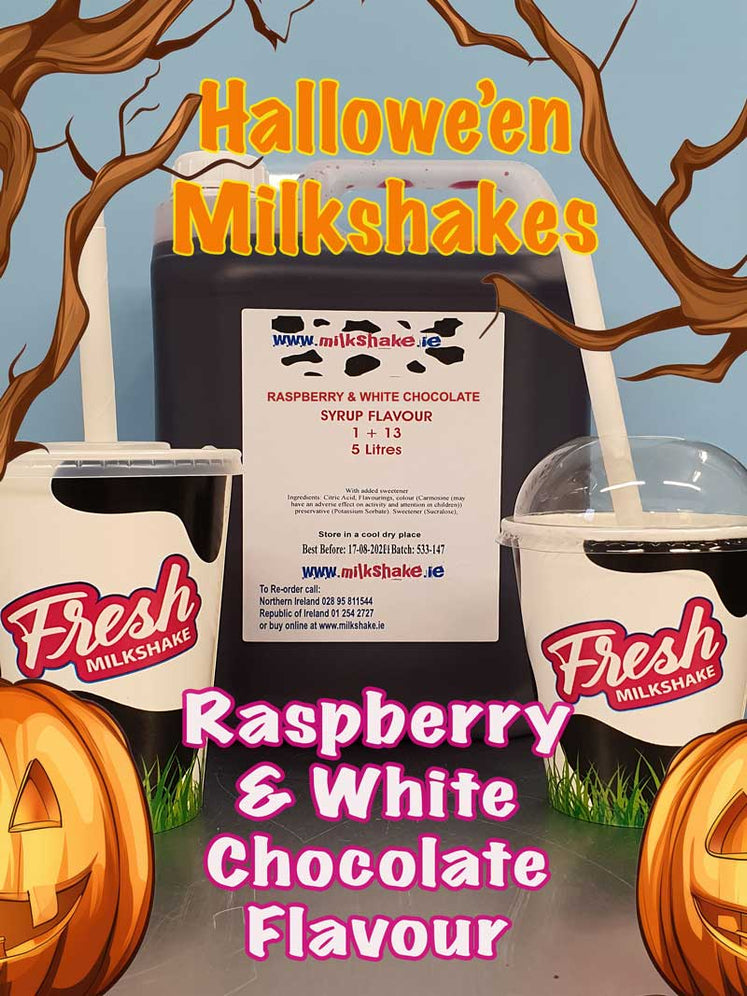 Halloween Raspberry and White Chocolate Milkshake Mix
