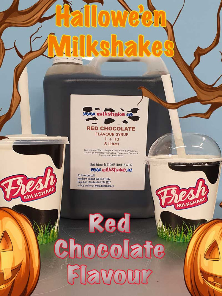 Halloween Red Chocolate Milkshake Mix
