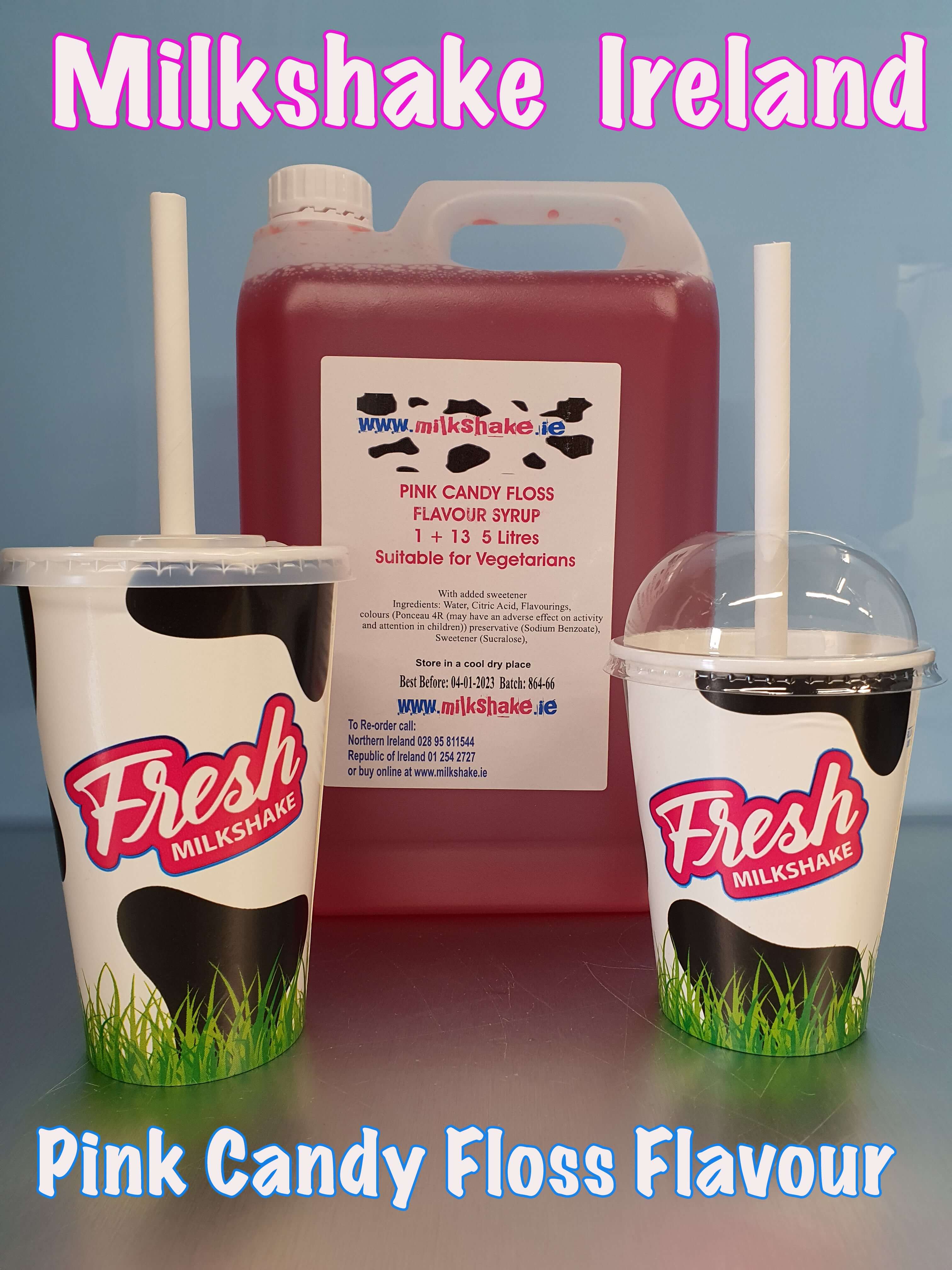 Candyfloss Milkshake Syrup 5 Litre