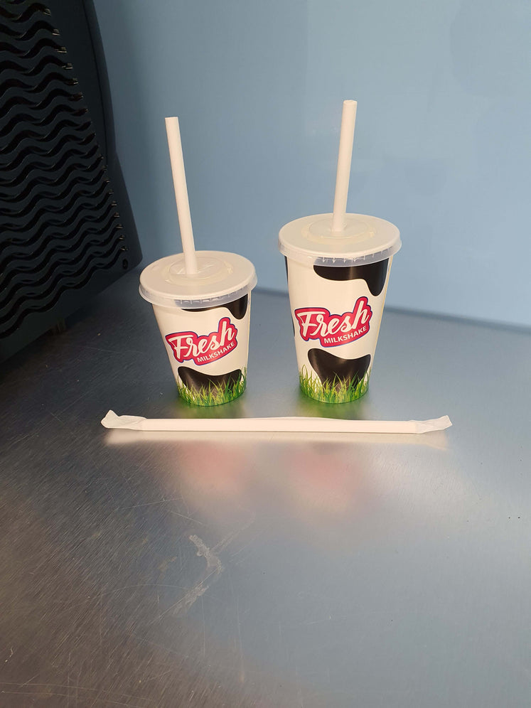 Thick Milkshake Straws - Individually Wrapped