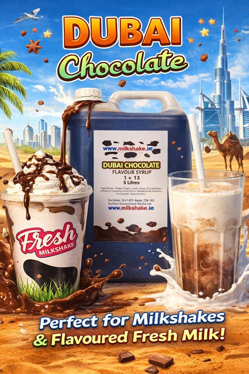 Dubai Chocolate Milkshake Syrup