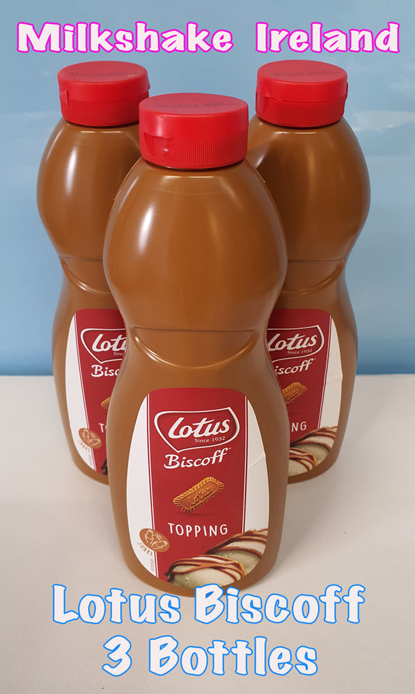 Lotus Biscoff Topping Sauce x 3 Bottles
