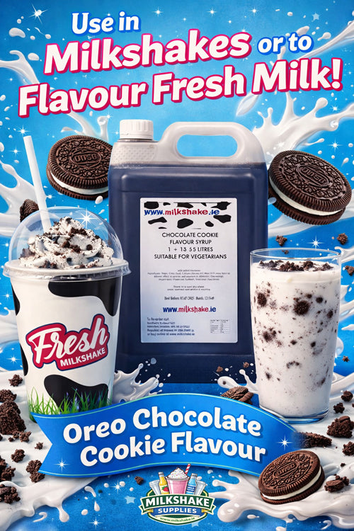 oreo chocolate cookie milkshake