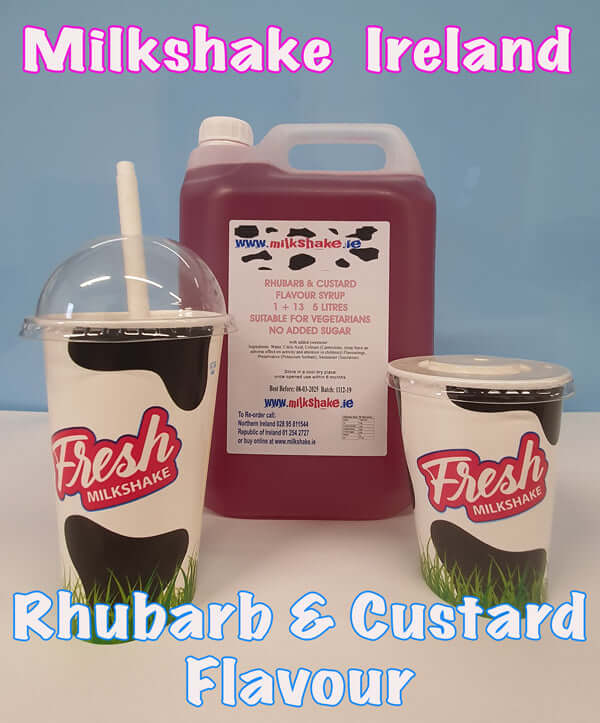 Rhubarb and Custard Milkshake Mix