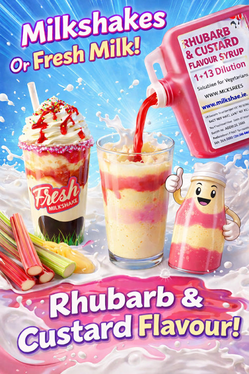 Rhubarb and Custard Milkshake Mix