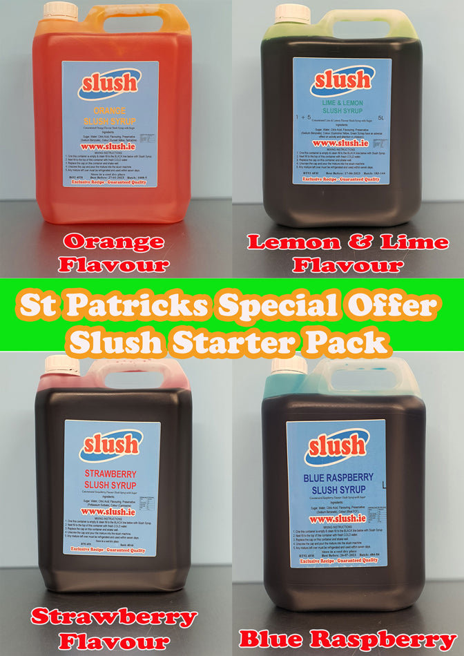 St Patricks Day Slush Mix 4x5 litres OFFER - Save 10%