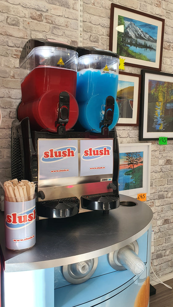 Slush Machine Two Tanks - comes with €2500 stock sales pack!