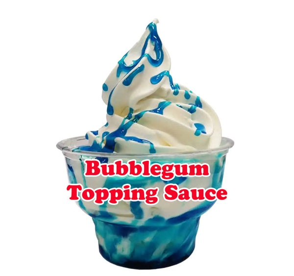 Milkshake Topping Sauce - Blue Bubblegum Flavour