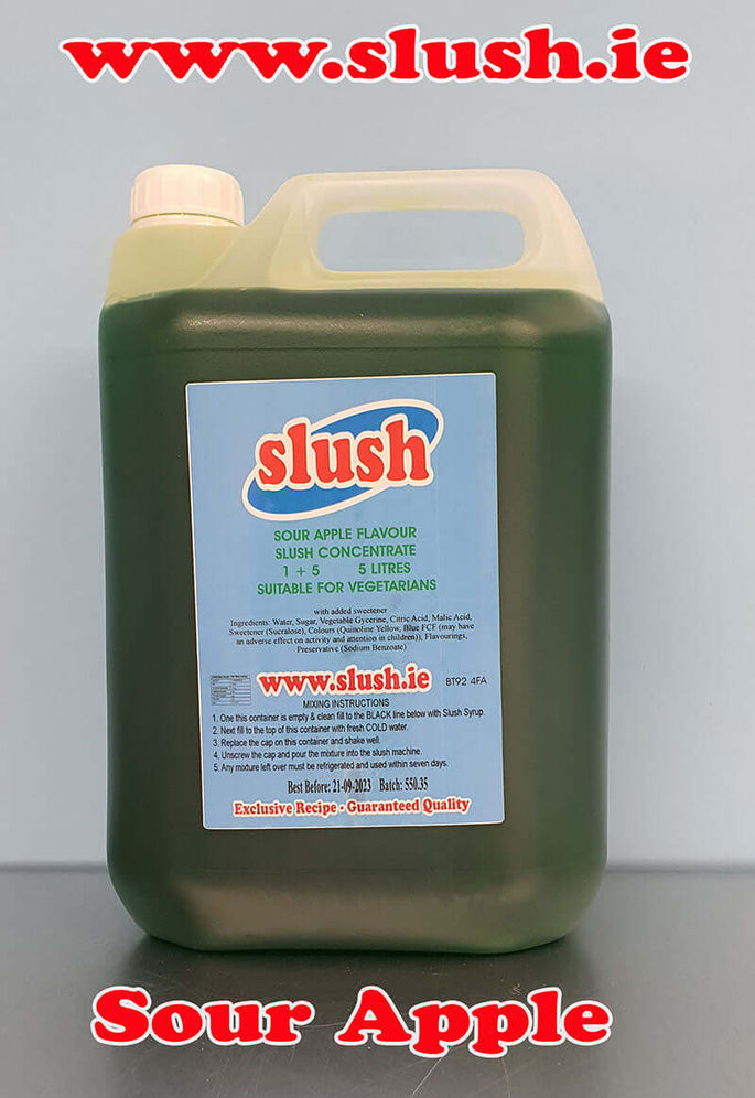 Sour Apple Slush Mix 5 litre